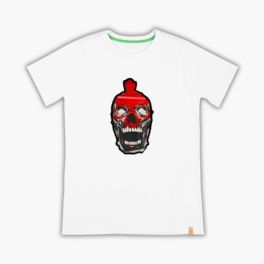 Red Head Skull Mask - Tişört