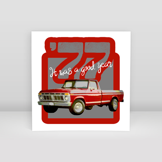 77 F-100 - Art Print