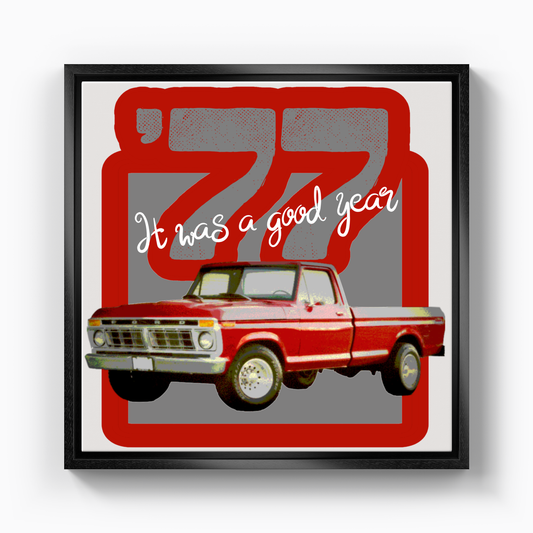77 F-100 - Canvas Print
