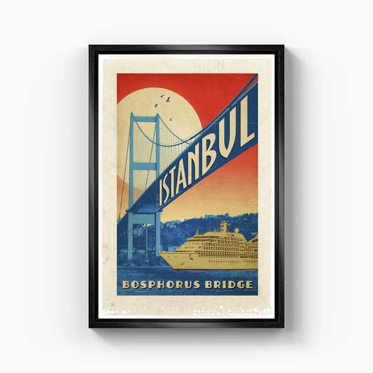 İstanbul Boğaz Köprüsü - Kanvas Tablo