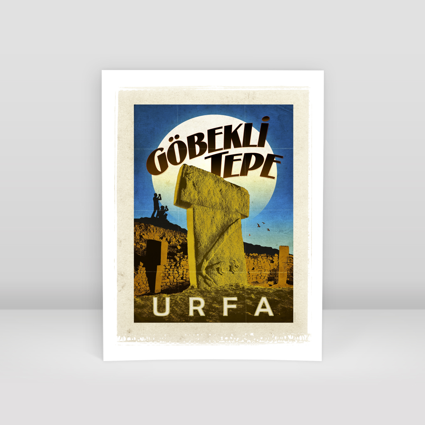 Urfa Göbekli Tepe - Art Print