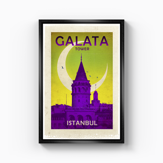 istanbul Galata - Kanvas Tablo