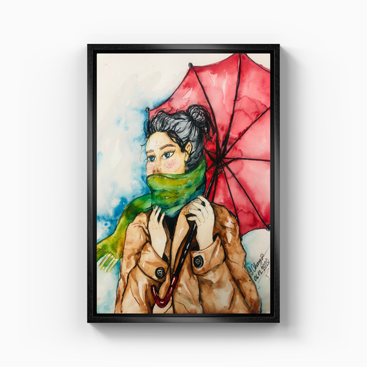 Girl-2 - Canvas Painting