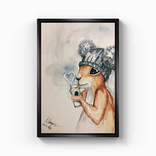 Squirrel - Canvas Painting