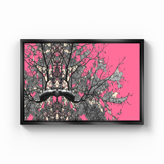 Symmetry Tree Branch Forest Expressionist Abstract Landscape No 10 - Canvas Painting