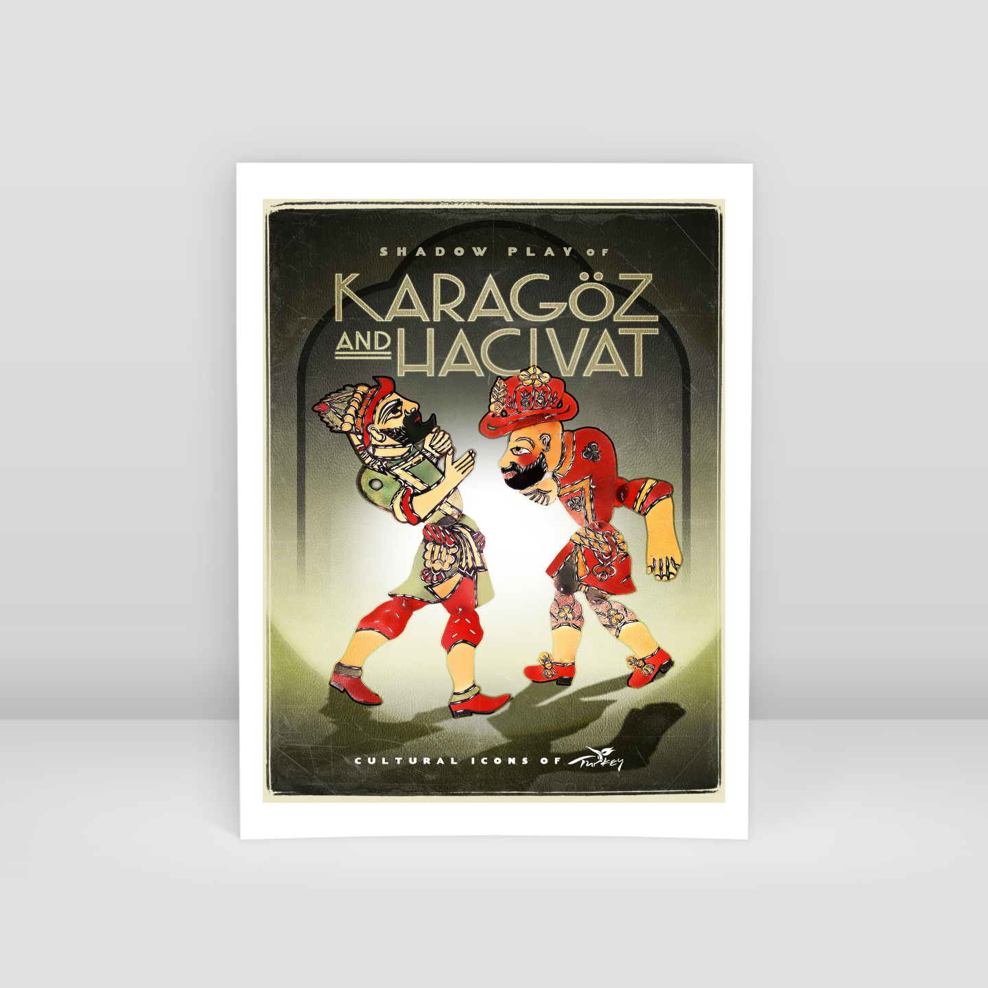 Karagöz Hacivat - Art Print
