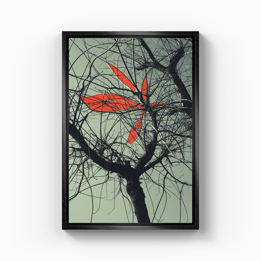 Tree Branch Expressionist Abstract Landscape No 02 - Canvas Painting