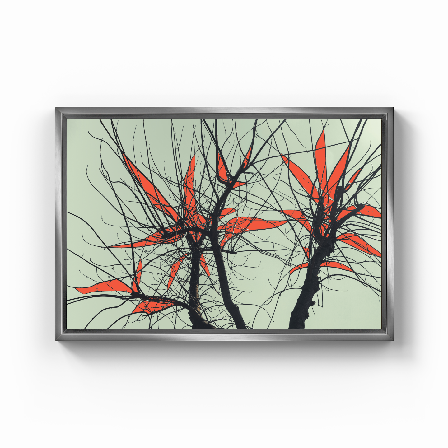 Tree Branch Expressionist Abstract Landscape No 04 - Canvas Painting