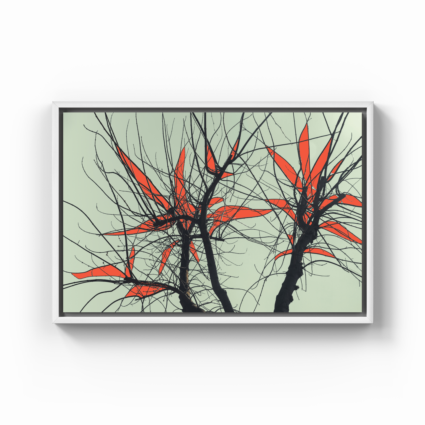 Tree Branch Expressionist Abstract Landscape No 04 - Canvas Painting