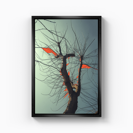 Tree Branch Expressionist Abstract Landscape No 05 - Canvas Painting