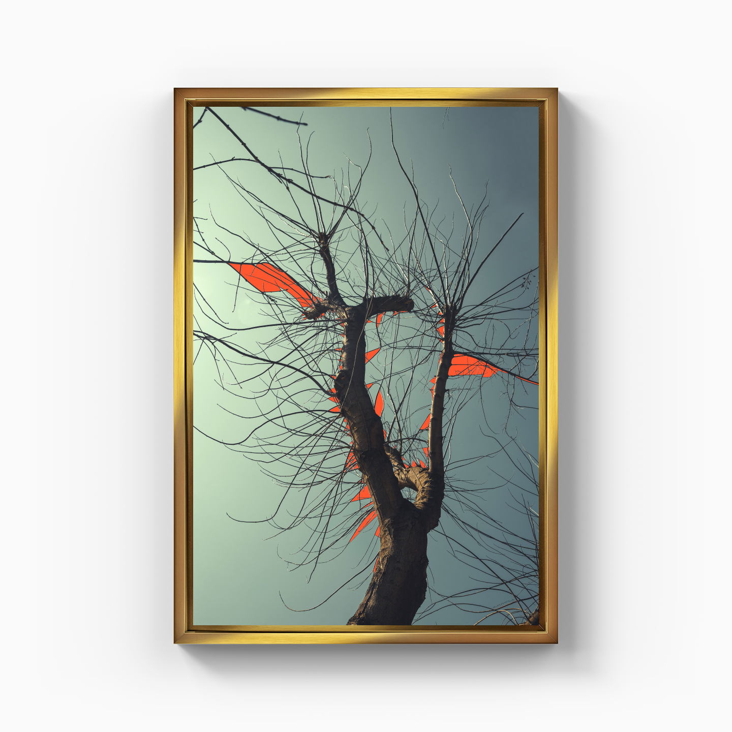 Tree Branch Expressionist Abstract Landscape No 05 - Canvas Painting