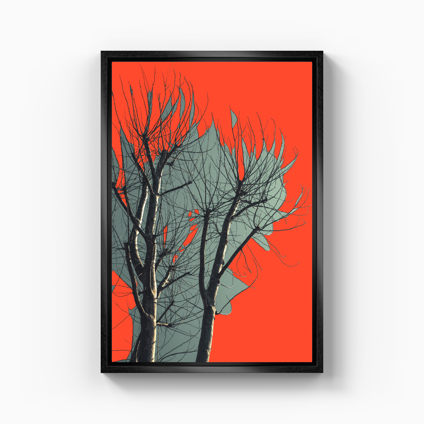 Tree Branch Expressionist Abstract Landscape No 06 - Canvas Painting