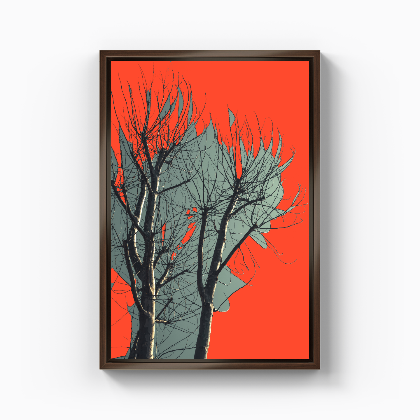 Tree Branch Expressionist Abstract Landscape No 06 - Canvas Painting