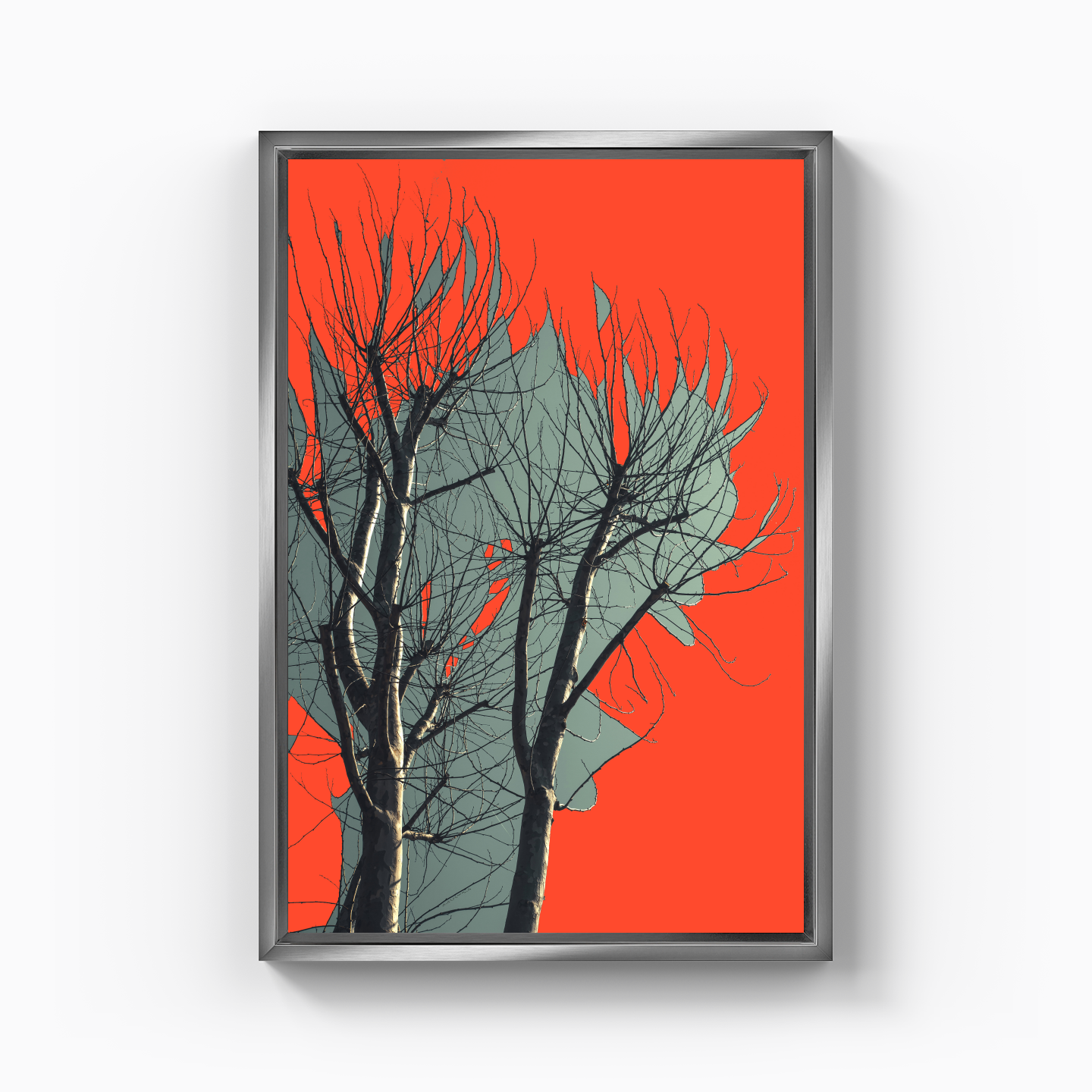 Tree Branch Expressionist Abstract Landscape No 06 - Canvas Painting