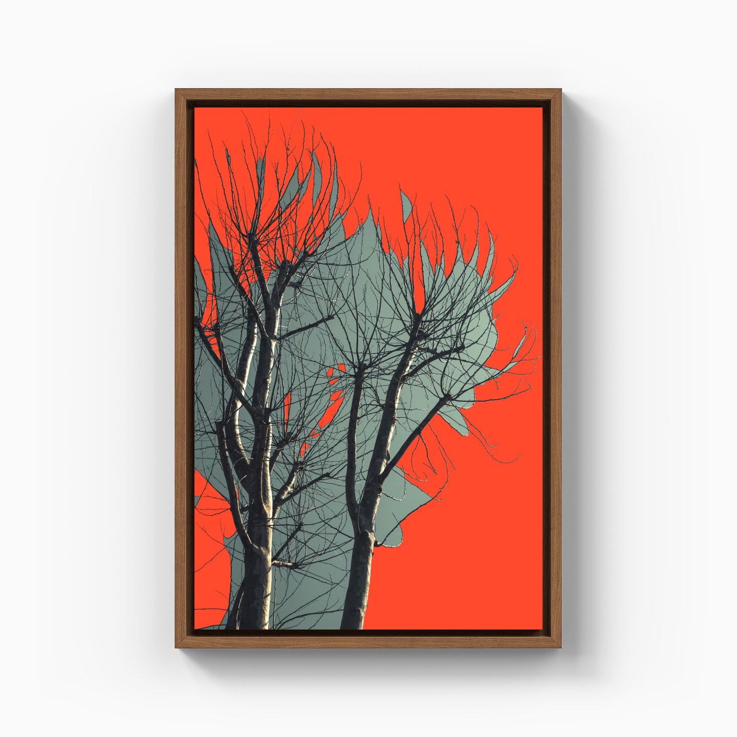 Tree Branch Expressionist Abstract Landscape No 06 - Canvas Painting