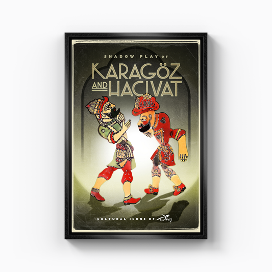 Karagöz Hacivat - Canvas Print
