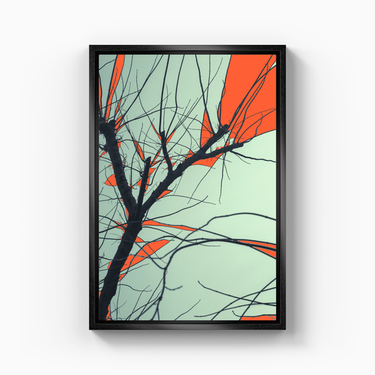 Tree Branch Expressionist Abstract Landscape No 07 - Canvas Painting