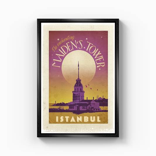 Istanbul Maiden's Tower - Canvas Painting