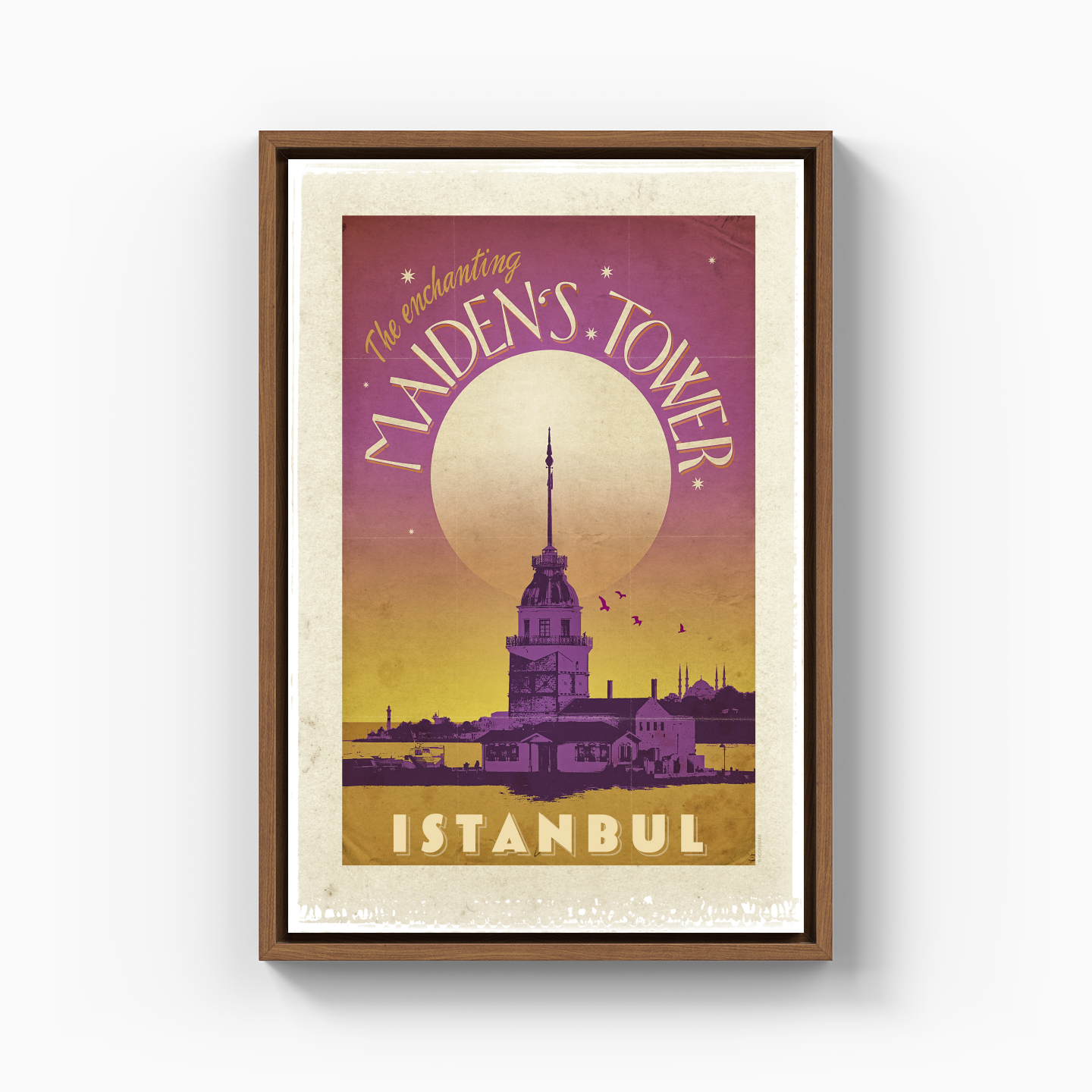 İstanbul Kız Kulesi - Kanvas Tablo