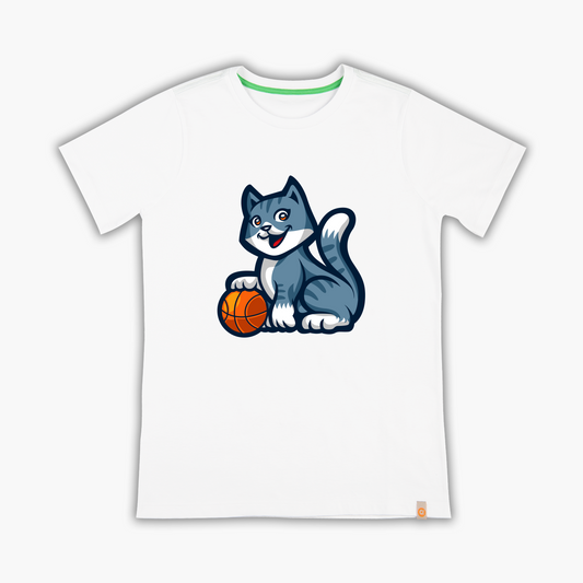 Basketballer Cat - Tişört