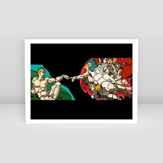Adem'in Yaratılışı - Art Print