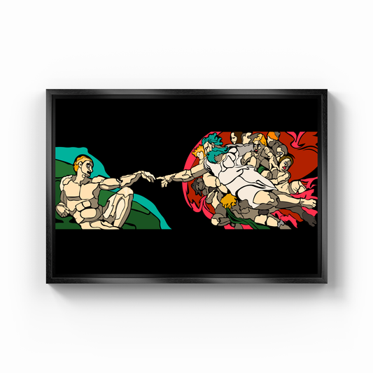 Adem'in Yaratılışı - Kanvas Tablo