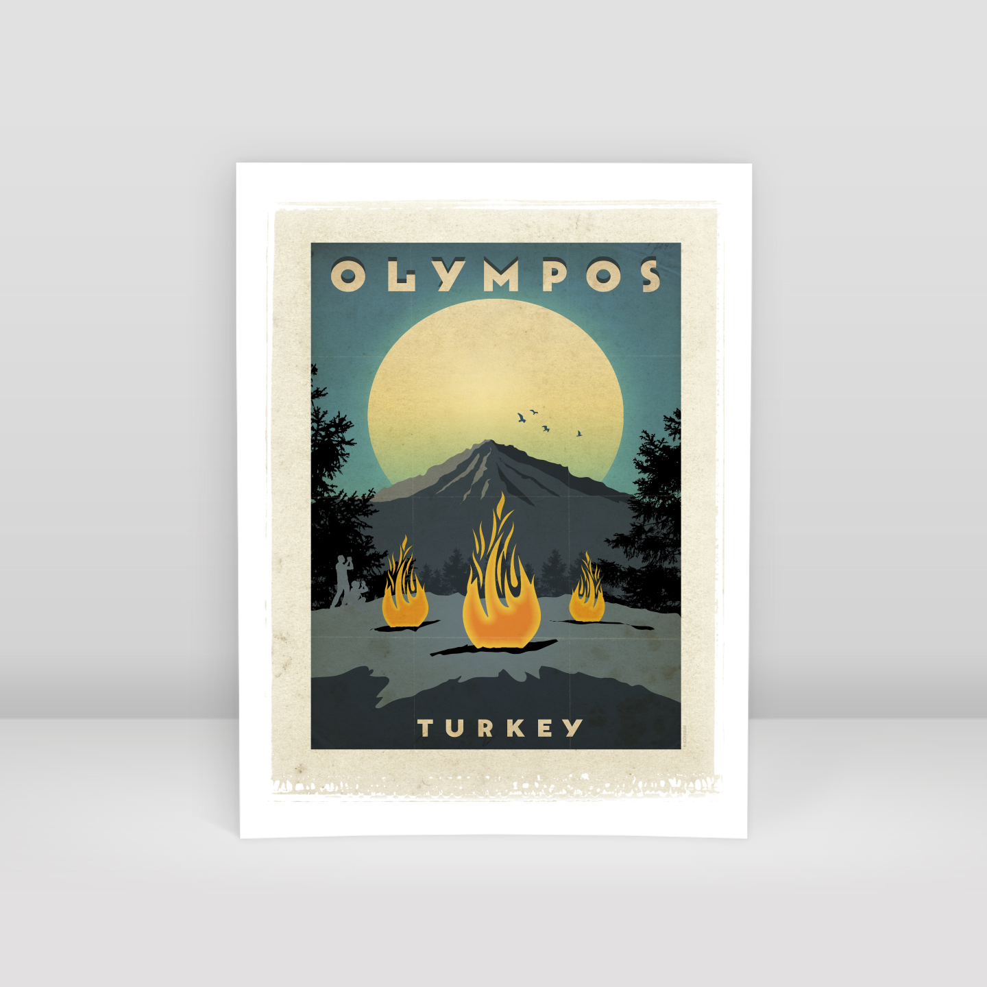Olimpos - Art Print