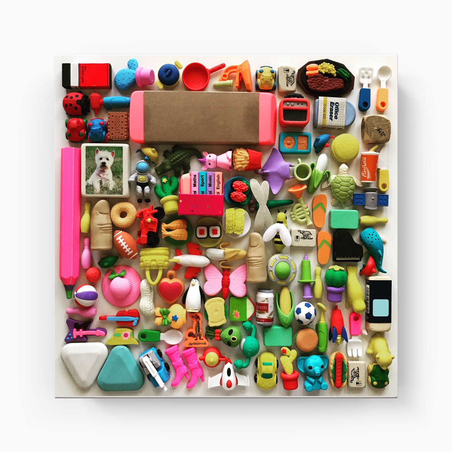 Eraser Collection - Canvas Print