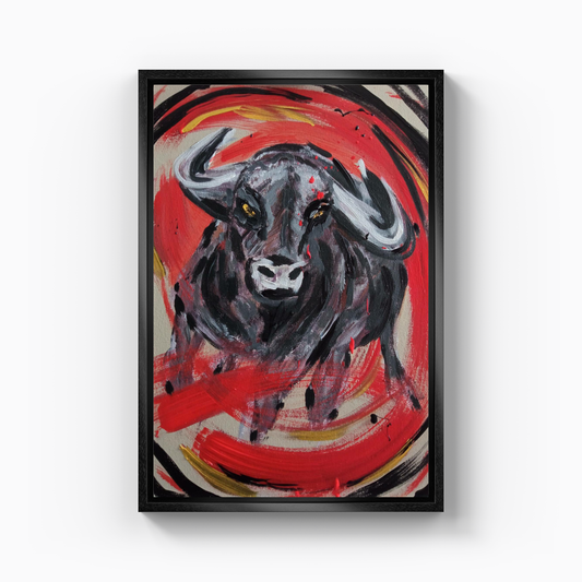 bull - Canvas Print