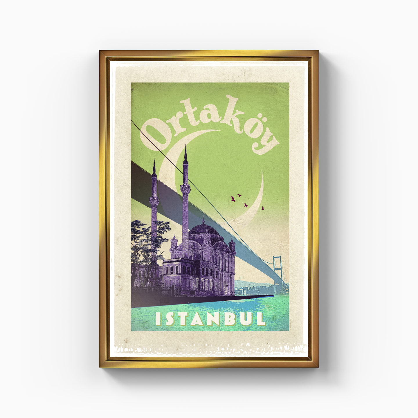 İstanbul Ortaköy - Kanvas Tablo