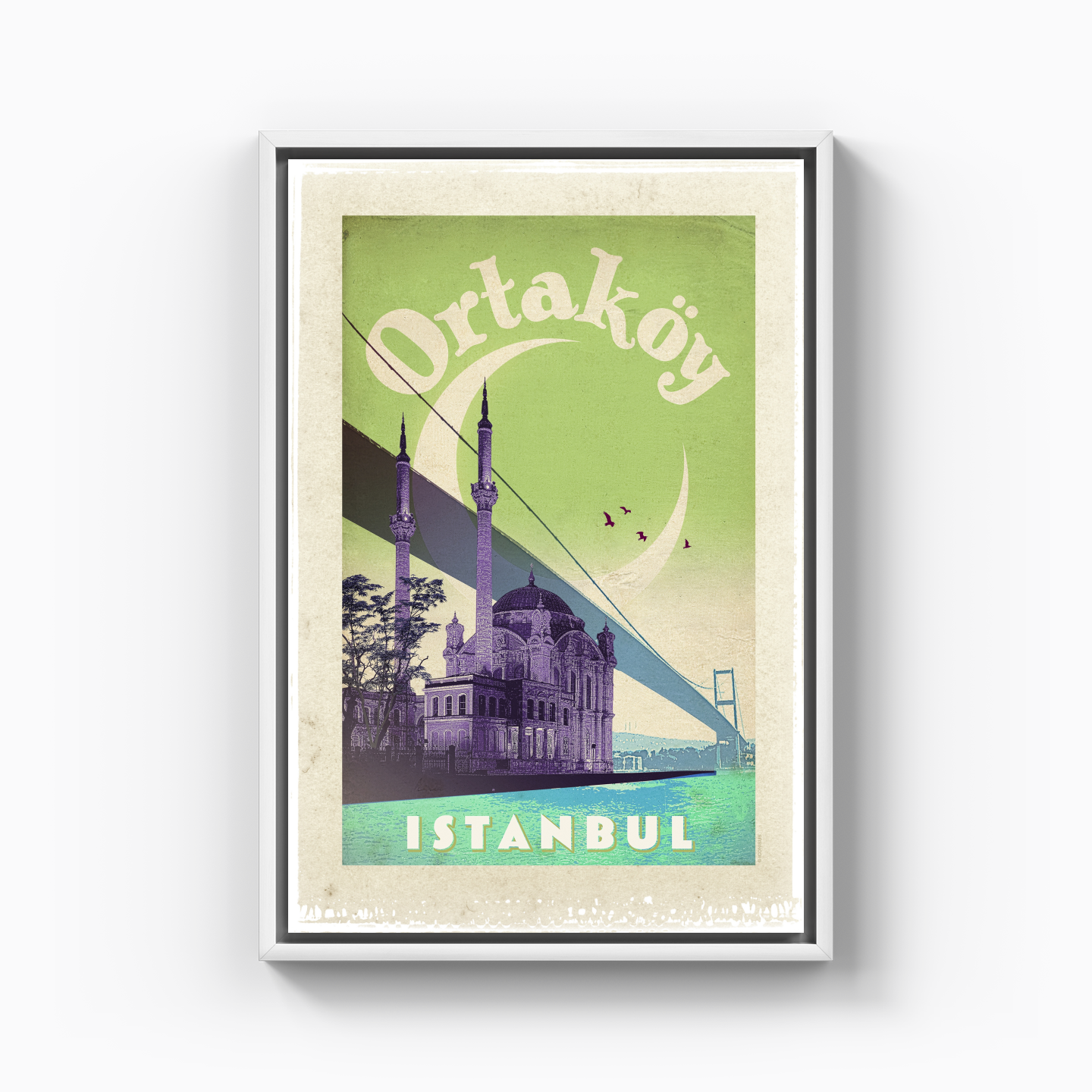 İstanbul Ortaköy - Kanvas Tablo