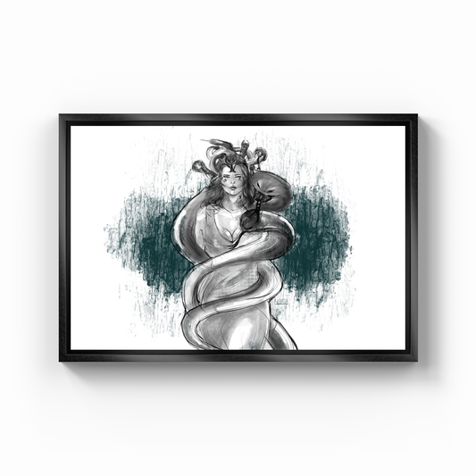 Medusa - Kanvas Tablo