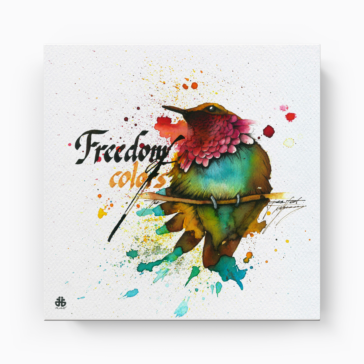 Freedom of colors - Kanvas Tablo