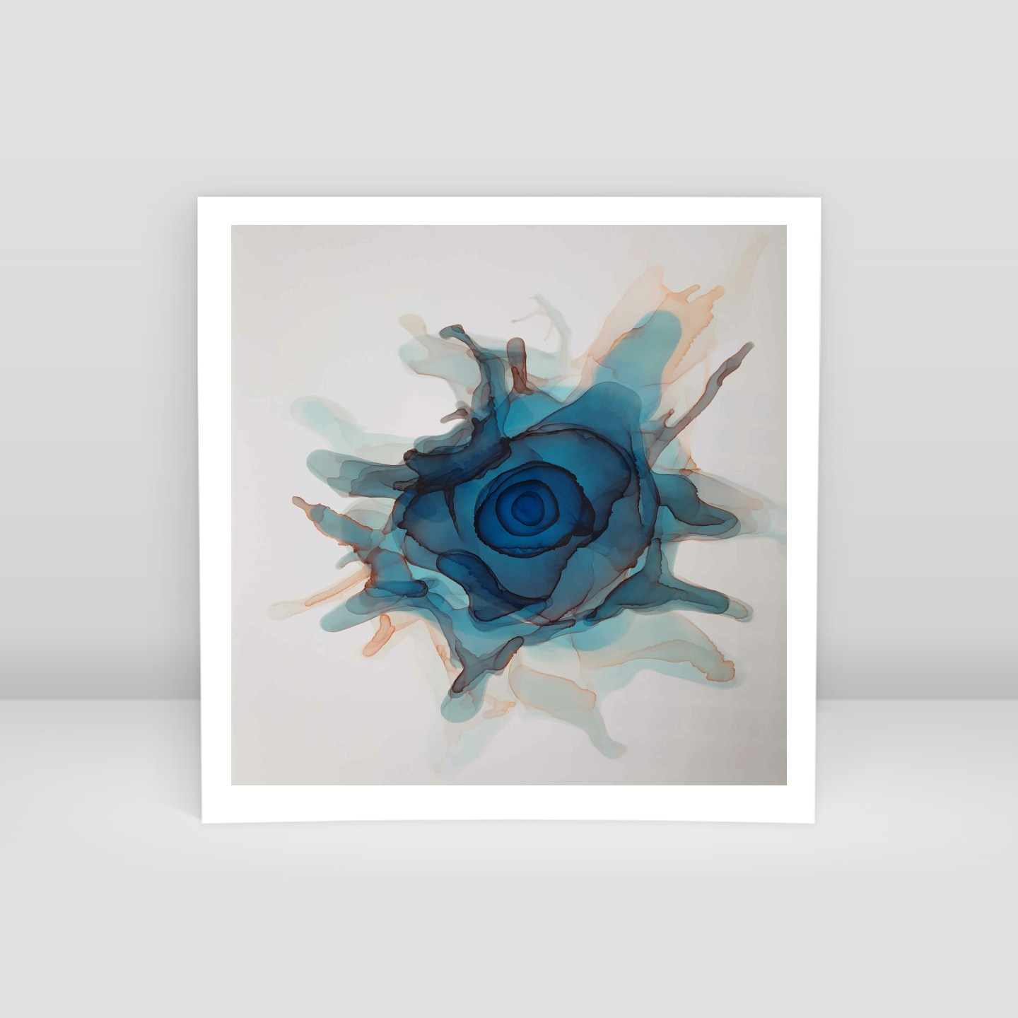 Mavi Çiçek - Art Print