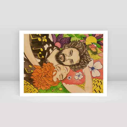 When you love someone - Art Print