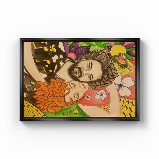 When you love someone - Canvas Print