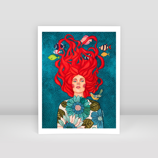 memories of a place I was - Art Print