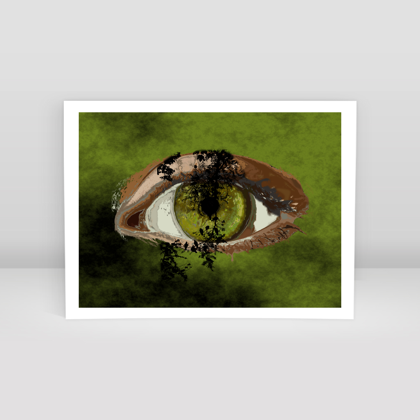 Mysterious eye II - Art Print