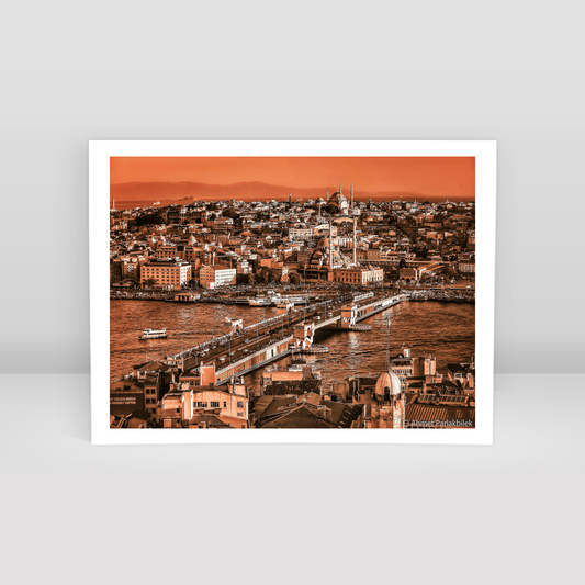 galata köprüsü - Art Print