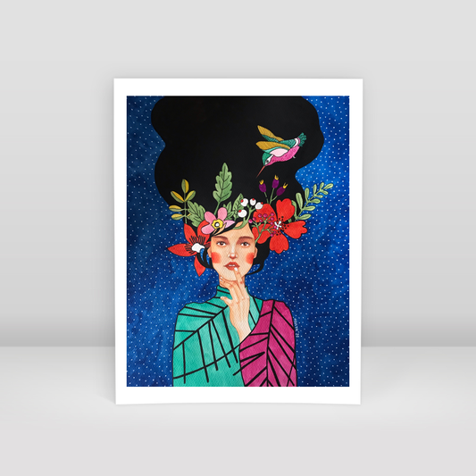 sing a new song - Art Print