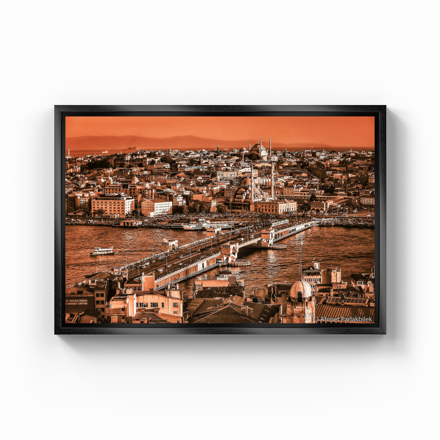 galata bridge - Canvas Painting