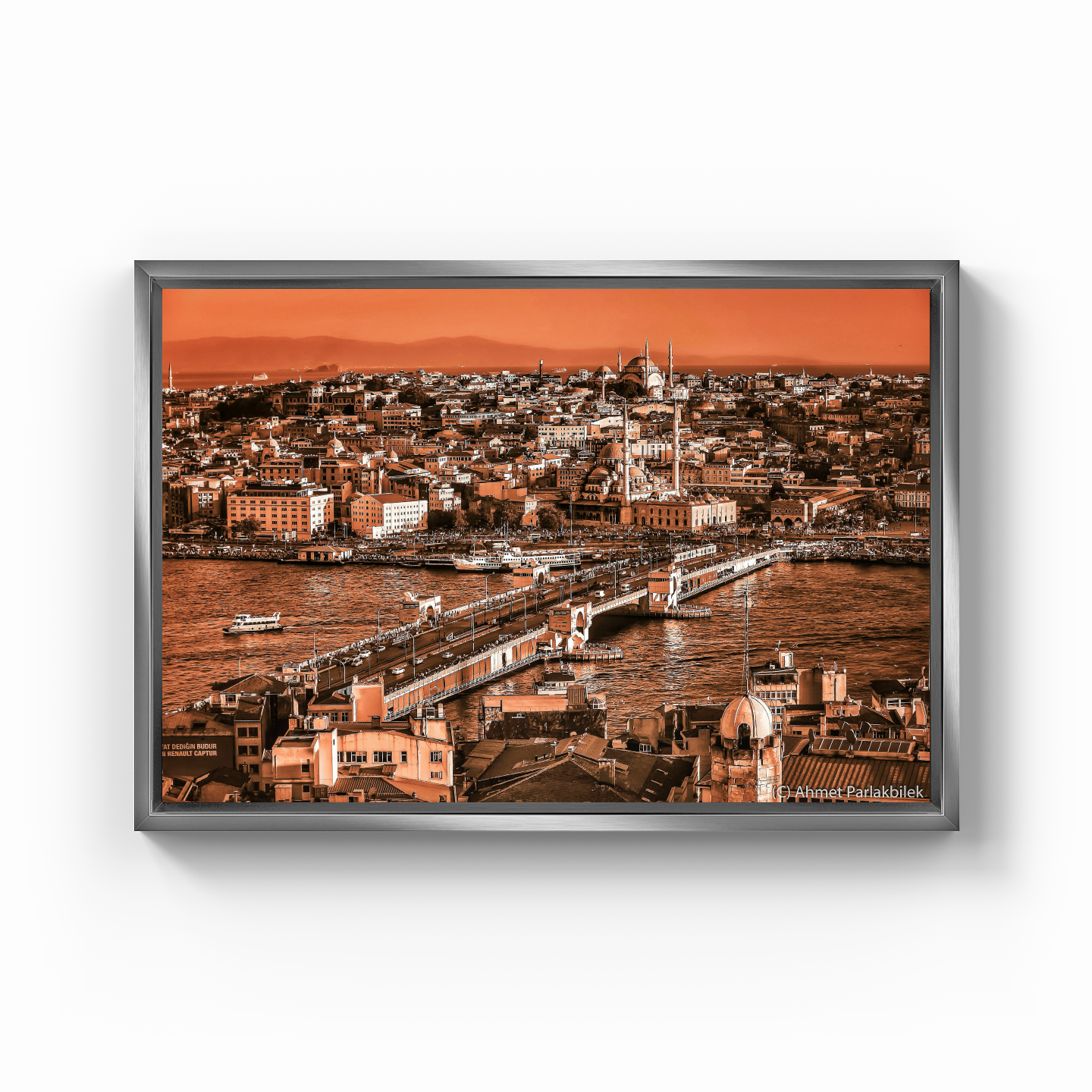 galata bridge - Canvas Painting