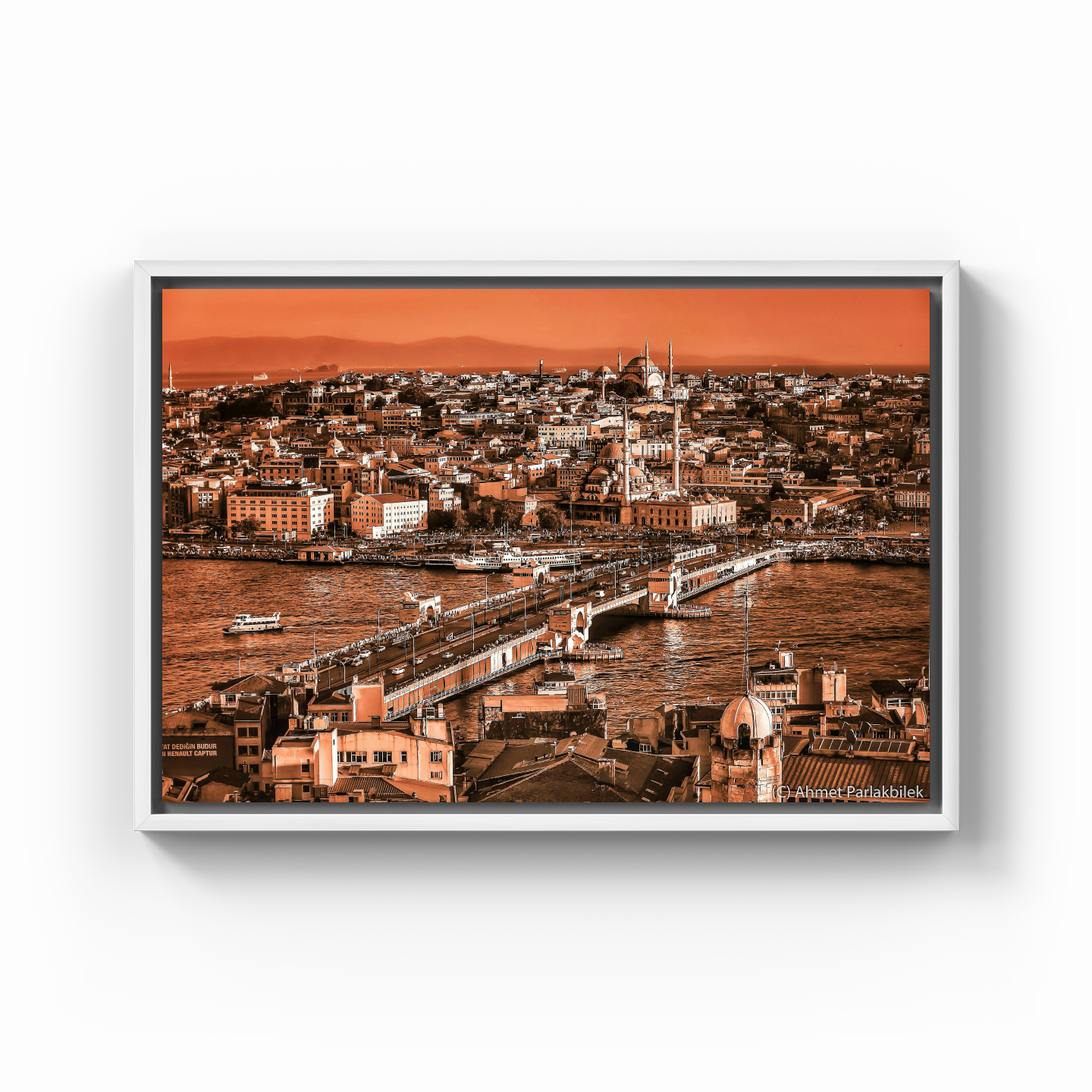 galata bridge - Canvas Painting