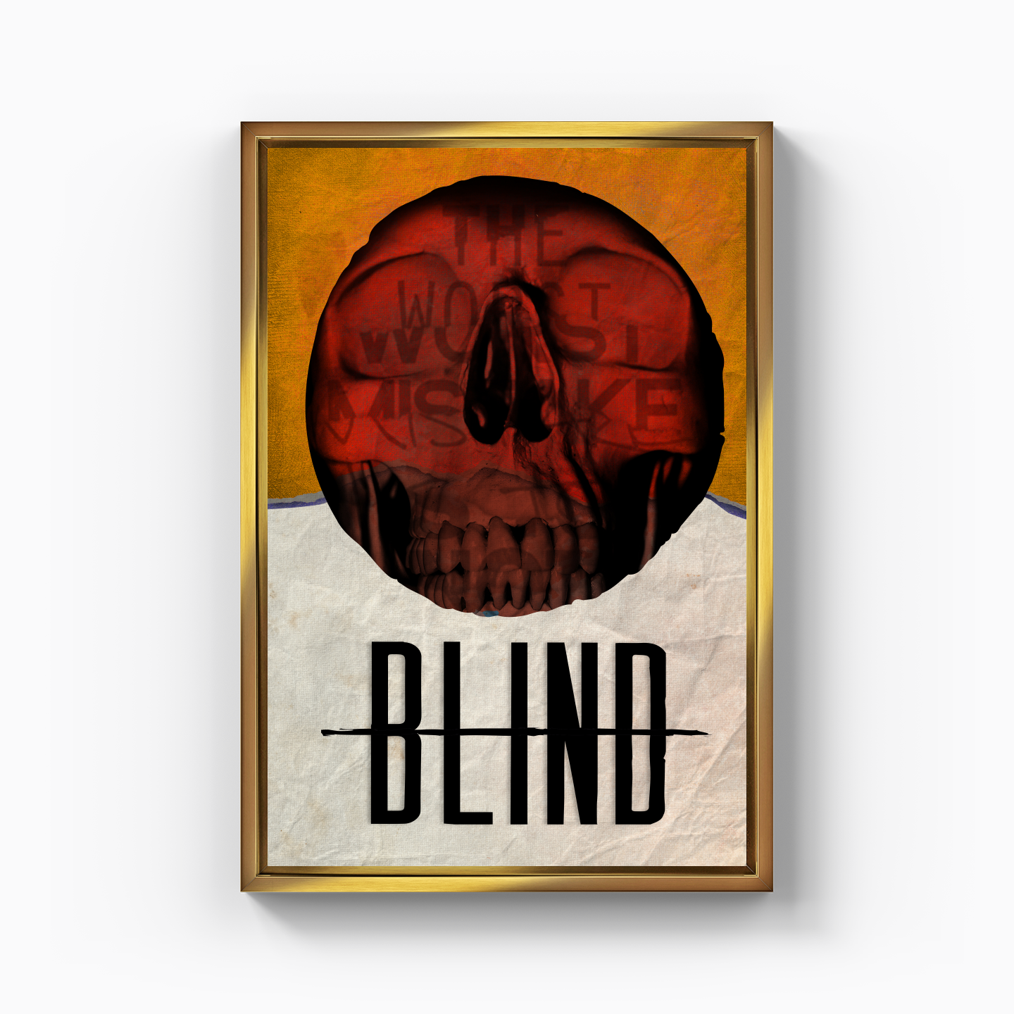 Blind - Kanvas Tablo