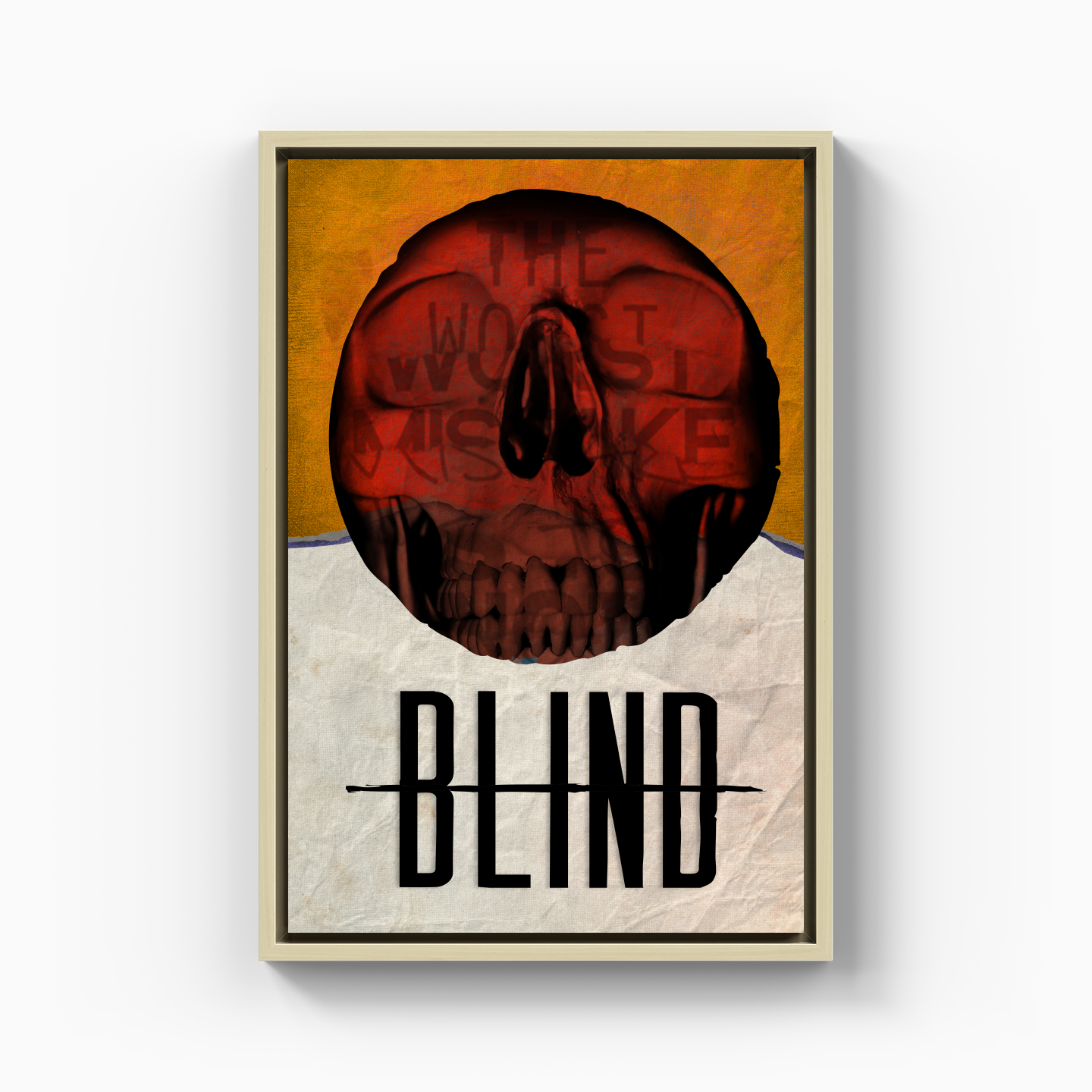 Blind - Kanvas Tablo