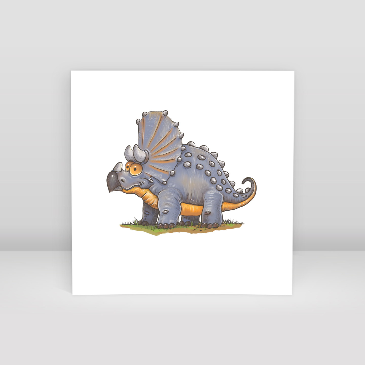 Triceratops - Art Print