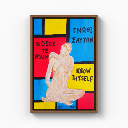 Know thyself - Kanvas Tablo