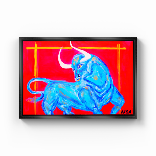 Boğa - Kanvas Tablo