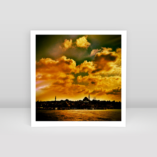 Eminönü Sunset - Art Print