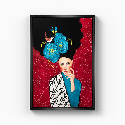 no words left - Canvas Print